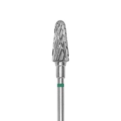 Punta Carbide Tronco grana grossa verde diametro 6 mm lunghezza punta 14 mm
