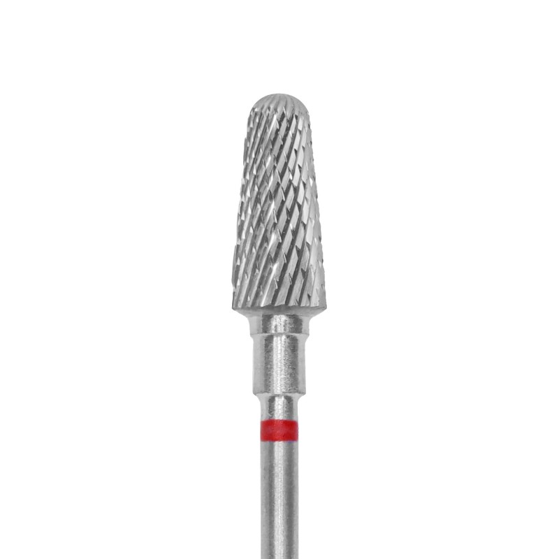 Punta Carbide Tronco rosso diametro 6 mm lunghezza punta 14 mm