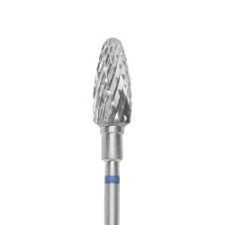 Punta Carbide Conica blu diametro 6 mm lunghezza punta 14 mm