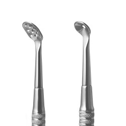 Strumento cosmetico dual spoon ovale con 15 buchi EXPERT 20 TYPE 1