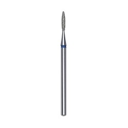 Punta diamantata Fiamma Appuntita, blu, diametro 1.6 mm - lunghezza punta 8 mm