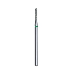 Punta diamantata Cilindro Tondo, verde, diametro 1.4 mm - lunghezza punta 8 mm