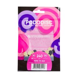 50 pezzi di dischi ricarica con base morbido per PODODISC misura XS Grana