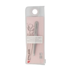 Pinzette per sopracciglia BEAUTY CARE 11 TYPE 1 largo diritto colore rosa Staleks italia