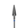 Punta Carbide Cono blu diametro 6 mm lunghezza punta 14 mm