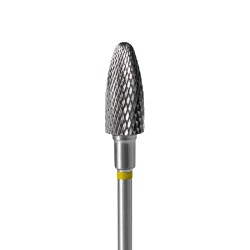 Punta Carbide Conica Giallo diametro 6 mm lunghezza punta 14 mm