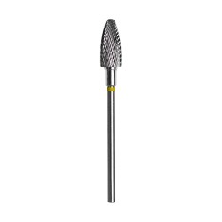 Punta Carbide Conica, Giallo, diametro 6 mm - lunghezza punta 14 mm