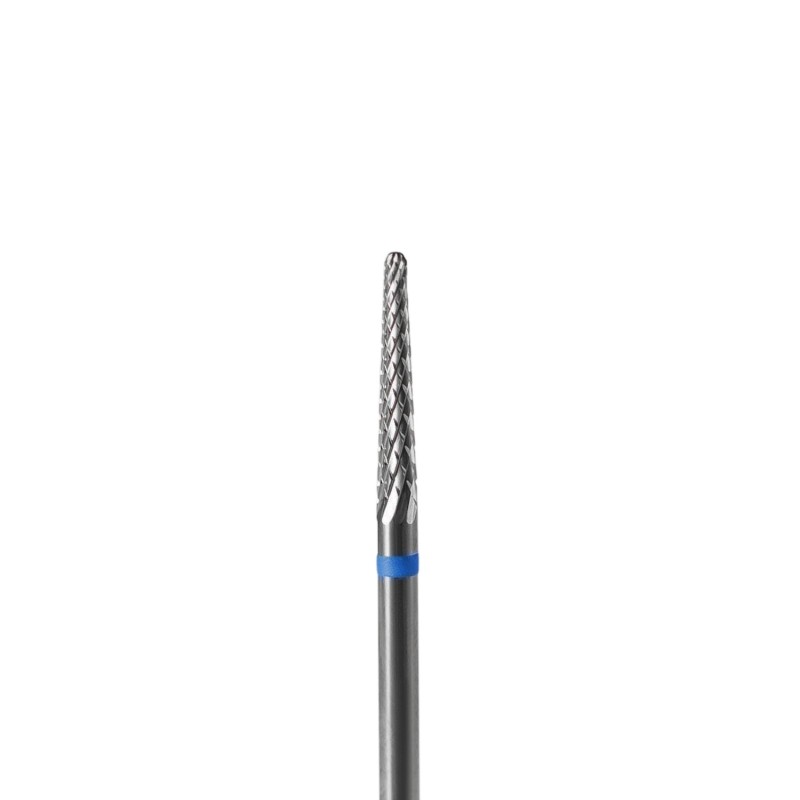 Punta Carbide Cono blu diametro 2 3 mm lunghezza punta 14 mm