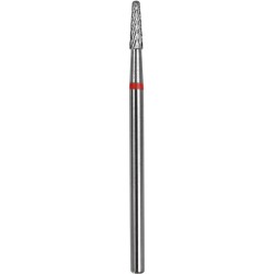 Punta Carbide Cono, rosso, diametro 2.3 mm - lunghezza punta 8 mm