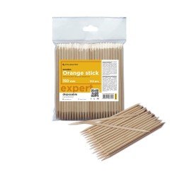 Bastoncino d arancione STALEKS PRO per manicure legno 150 mm 100 pz 