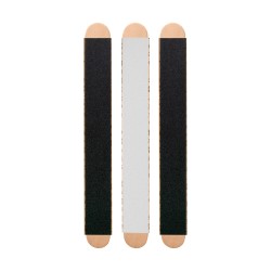 Lima Per Unghie PapmAm Mix 180/240 Con Base In Legno (3 Pz)