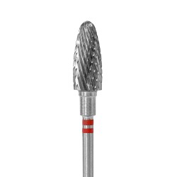 Punta Carbide Conica (per Mancini), Rosso, diametro 6 mm - lunghezza punta 14 mm