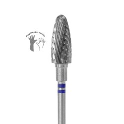 Punta Carbide Conica per Mancini Blu diametro 6 mm lunghezza punta 14 m
