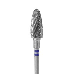 Punta Carbide Conica (per Mancini), Blu, diametro 6 mm - lunghezza punta 14 mm
