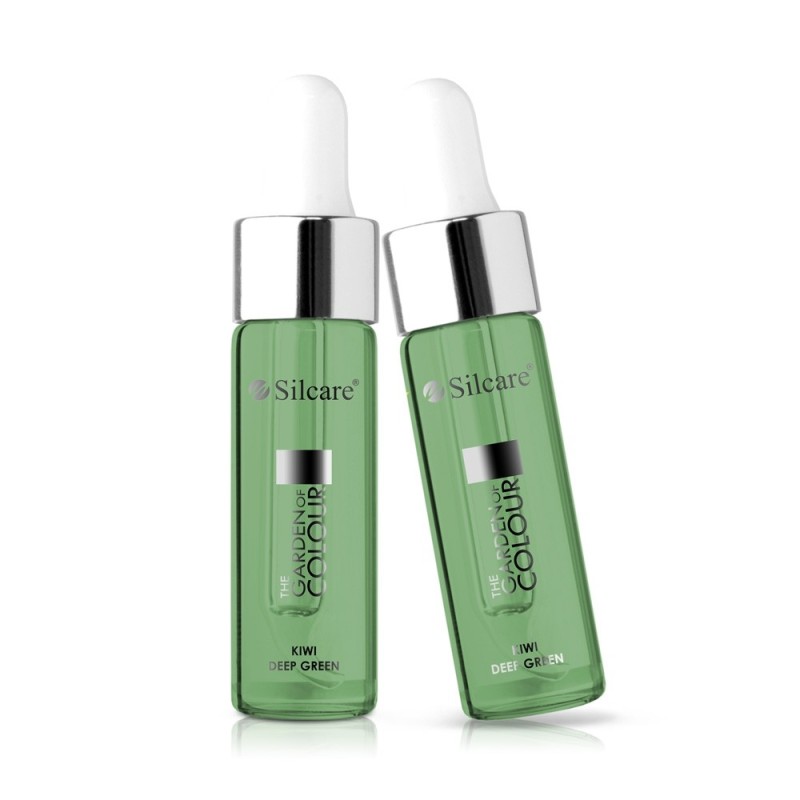 The Garden of Colour Olio per unghie e cuticole Kiwi Deep Green 15ml