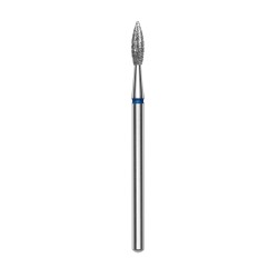 Punta diamantata Fiamma Appuntita, blu, diametro 2.3 mm - lunghezza punta 8 mm