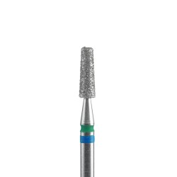 Punta diamantata Tronco DUO blu verde diametro 2 5 mm lunghezza punta 8