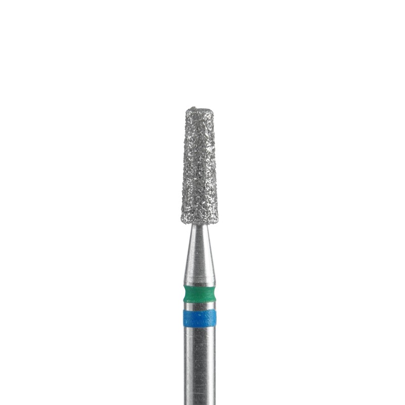 Punta diamantata Tronco DUO blu verde diametro 2 5 mm lunghezza punta 8