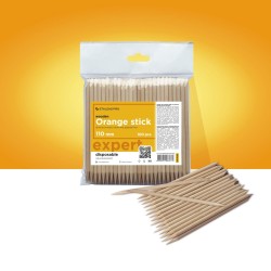 Bastoncino d arancio STALEKS PRO per manicure legno 110 mm 100pz 