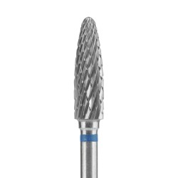 Punta Carbide Conica blu diametro 4 mm lunghezza punta 14 mm