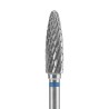 Punta Carbide Conica blu diametro 4 mm lunghezza punta 14 mm