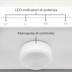 Aspiratore Dustek D4 da tavolo 60W