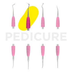 Parte operativa della spatola Combo UNIQ 32 curette curvatura verso destra