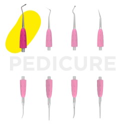 Parte operativa della spatola Combo UNIQ 31 curette curvatura verso sinist