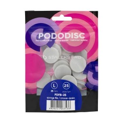25 pezzi di dischi spugne PODODISC STALEKES PRO misura L Staleks italia