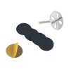 set base PODODISC per pedicure misura L 25 mm con 5 pezzi lima monouso Grana 180 Staleks italia