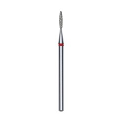 Punta diamantata Fiamma, rosso, diametro 1.6 mm - lunghezza punta 8 mm