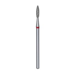 Punta diamantata Fiamma, rosso, diametro 2.1 mm - lunghezza punta 8 mm
