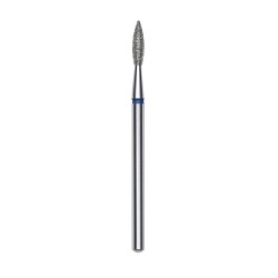 Punta diamantata Fiamma Appuntita, blu, diametro 2.1 mm - lunghezza punta 8 mm